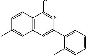 Isoquinoline, 1-chloro-6-methyl-3-(2-methylphenyl)- Structural