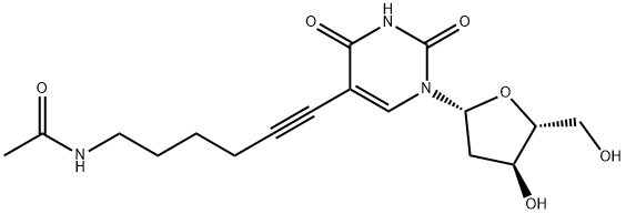 Uridine, 5-[6-(acetylamino)-1-hexynyl]-2'-deoxy- (9CI) Structural