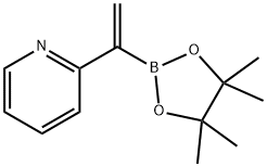 Pyridine, 2-[1-(4,4,5,5-tetramethyl-1,3,2-dioxaborolan-2-yl)ethenyl]- Structural