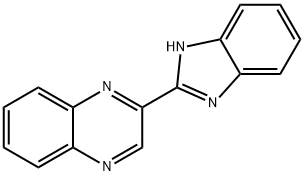 Quinoxaline, 2-(1H-benzimidazol-2-yl)- Structural