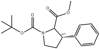 Rel-1-(tert-butyl) 2-methyl (2R,3R)-3-phenylpyrrolidine-1,2-dicarboxylate