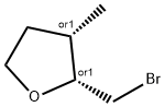 rac-(2r,3s)-2-(bromomethyl)-3-methyloxolane Structural