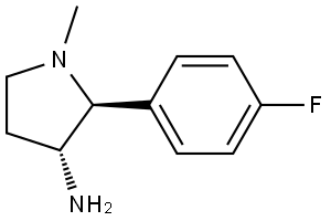 rac-(2r,3s)-2-(4-fluorophenyl)-1-methylpyrrolidin-3-amine Structural