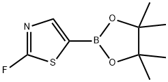 Thiazole, 2-fluoro-5-(4,4,5,5-tetramethyl-1,3,2-dioxaborolan-2-yl)- Structural