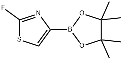 Thiazole, 2-fluoro-4-(4,4,5,5-tetramethyl-1,3,2-dioxaborolan-2-yl)- Structural