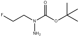 N-(2-fluoroethyl)(tert-butoxy)carbohydrazide Structural