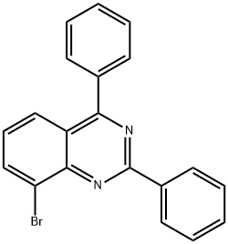 Quinazoline, 8-bromo-2,4-diphenyl- Structural