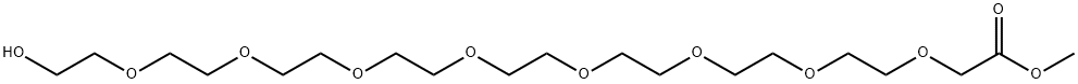 OH-PEG8-CH2-COOMe Structural