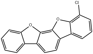 Benzo[2,1-b:3,4-b']bisbenzofuran, 1-chloro- Structural