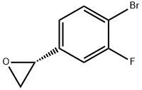 Oxirane, 2-(4-bromo-3-fluorophenyl)-, (2R)- Structural