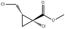 rac-methyl (1r,2r)-1-chloro-2-(chloromethyl)cyclopropane-1-carboxylate Structural