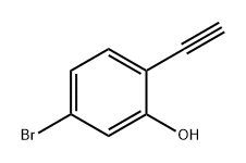 Phenol, 5-bromo-2-ethynyl- Structural