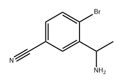 Benzonitrile, 3-(1-aminoethyl)-4-bromo- Structural