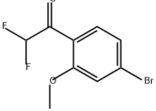 Ethanone, 1-(4-bromo-2-methoxyphenyl)-2,2-difluoro- Structural