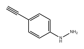 Hydrazine, (4-ethynylphenyl)- Structural