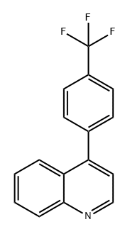 Quinoline, 4-[4-(trifluoromethyl)phenyl]- Structural