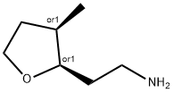 rac-2-[(2R,3R)-3-methyloxolan-2-yl]ethan-1-amine, cis Structural