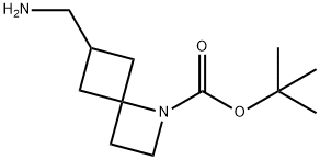tert-butyl 6-(aminomethyl)-1-azaspiro[3.3]heptane-1-carboxylate Structural