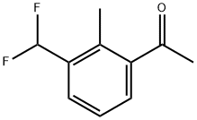 Ethanone, 1-[3-(difluoromethyl)-2-methylphenyl]- Structural