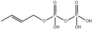 Diphosphoric acid, mono-(2E)-2-buten-1-yl ester Structural