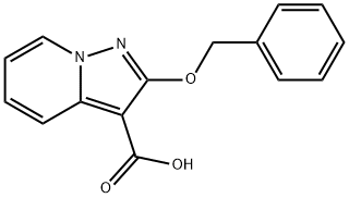 Pyrazolo[1,5-a]pyridine-3-carboxylic acid, 2-(phenylmethoxy)- Structural