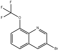 Quinoline, 3-bromo-8-(trifluoromethoxy)- Structural
