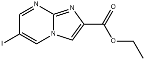 Imidazo[1,2-a]pyrimidine-2-carboxylic acid, 6-iodo-, ethyl ester Structural