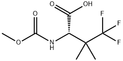 L-Valine, 4,4,4-trifluoro-N-(methoxycarbonyl)-3-methyl- Structural
