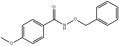 Benzamide, 4-methoxy-N-(phenylmethoxy)- Structural
