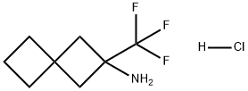 Spiro[3.3]heptan-2-amine, 2-(trifluoromethyl)-, hydrochloride (1:1) Structural