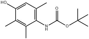 Carbamic acid, (4-hydroxy-2,3,6-trimethylphenyl)-, 1,1-dimethylethyl ester (9CI) Structural