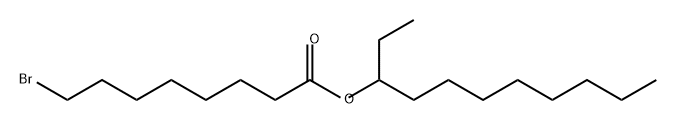 Octanoic acid, 8-bromo-, 1-ethylnonyl ester Structural