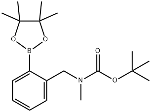 Carbamic acid, N-methyl-N-[[2-(4,4,5,5-tetramethyl-1,3,2-dioxaborolan-2-yl)phenyl]methyl]-, 1,1-dimethylethyl ester
