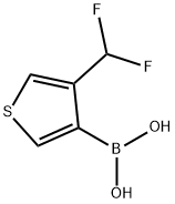 Boronic acid, B-[4-(difluoromethyl)-3-thienyl]- Structural