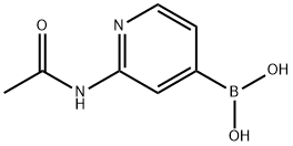 Boronic acid, B-[2-(acetylamino)-4-pyridinyl]- Structural