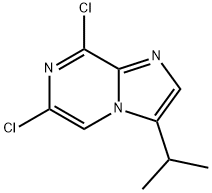 Imidazo[1,2-a]pyrazine, 6,8-dichloro-3-(1-methylethyl)- Structural