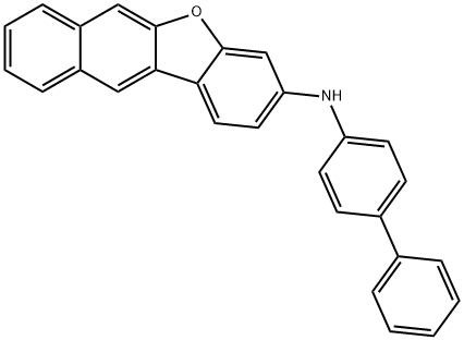 Benzo[b]naphtho[2,3-d]furan-3-amine, N-[1,1'-biphenyl]-4-yl- Structural