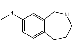 2,3,4,5-Tetrahydro-N,N-dimethyl-1H-2-benzazepin-8-amine Structural