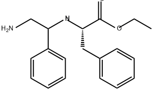 L-Phenylalanine, N-(2-amino-1-phenylethyl)-, ethyl ester Structural