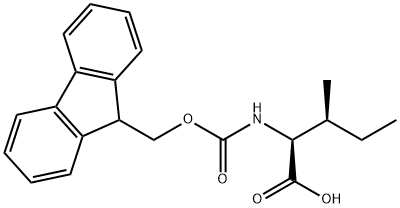 Isoleucine, N-[(9H-fluoren-9-ylmethoxy)carbonyl]- Structural