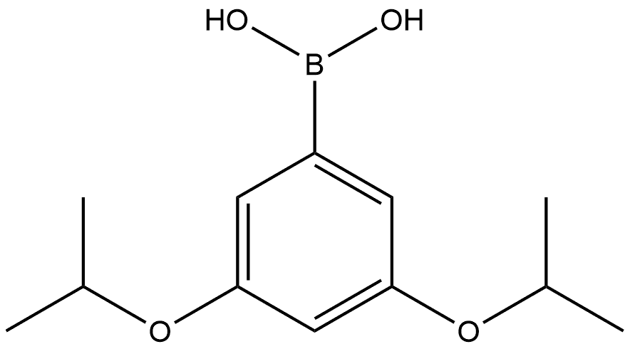 B-[3,5-Bis(1-methylethoxy)phenyl]boronic acid Structural