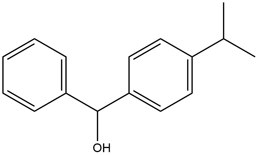 Benzenemethanol, 4-(1-methylethyl)-α-phenyl- Structural