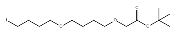 Acetic acid, 2-[4-(4-iodobutoxy)butoxy]-, 1,1-dimethylethyl ester Structural