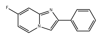 Imidazo[1,2-a]pyridine, 7-fluoro-2-phenyl- Structural