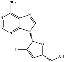 Adenosine, 2',3'-didehydro-2',3'-dideoxy-2'-fluoro- (9CI) Structural