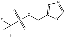 Methanesulfonic acid, 1,1,1-trifluoro-, 5-oxazolylmethyl ester Structural