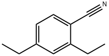 Benzonitrile, 2,4-diethyl- Structural