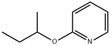 Pyridine, 2-(1-methylpropoxy)- Structural