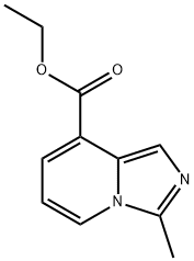 Imidazo[1,5-a]pyridine-8-carboxylic acid, 3-methyl-, ethyl ester Structural