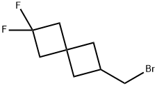 Spiro[3.3]heptane, 2-(bromomethyl)-6,6-difluoro- Structural